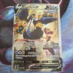 2021 Pokemon SWSH Battle Styles Empoleon V Alternate Full Art 146/163 - Image 1