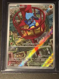 Pokemon Center Stamped Riolu Black Star Promo 010Mega Evolution ETB - Image 1