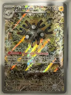 Pokemon TCG Magneton 159 SVP Promo Full Art Holo - Pokemon Center - Image 1