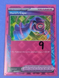 Hero's Cape - 152/162 - ACE SPEC Rare Temporal Forces - Pokemon - NM - Image 3