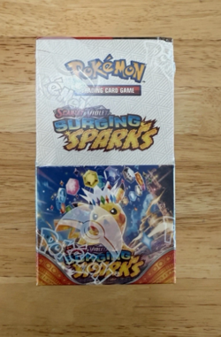 Pokemon TCG Surging Sparks Half Booster Box 18 Packs Sealed - Image 1