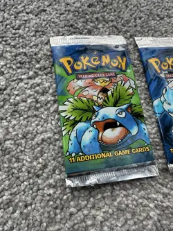 Pokemon Base Set Booster Pack Charizard, Venusaur, Blastoise (RESEALED) - Image 4