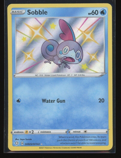 Pokemon TCG Shining Fates: Shiny Vault Sobble Shiny Holo Rare SV025/SV122 NM - Image 1