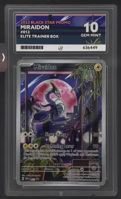 Miraidon - Pokemon TCG Black Star Promo - 013 - Elite Trainer Box Graded Ace 10 - Image 3
