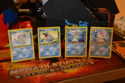 Pokemon TCG X4 Neo Genesis Totodile 80/111 + 81/1111 + Croconaw 31/111+ 32/11 NM - Image 1