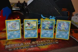 Pokemon TCG X4 Neo Genesis Totodile 80/111 + 81/1111 + Croconaw 31/111+ 32/11 NM - Image 2
