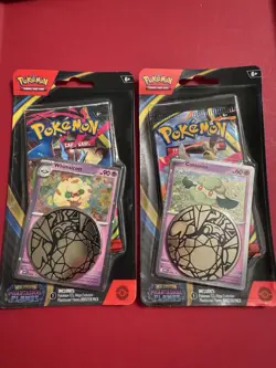 Pokemon TCG PHANTASMAL FLAMES WHIMSICOTT & COTTONEE Sealed Blister Packs Both - Image 2