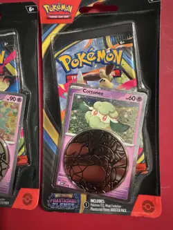 Pokemon TCG PHANTASMAL FLAMES WHIMSICOTT & COTTONEE Sealed Blister Packs Both - Image 4