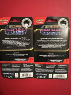 Pokemon TCG PHANTASMAL FLAMES WHIMSICOTT & COTTONEE Sealed Blister Packs Both - Image 5