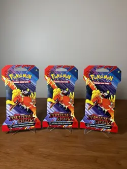 Pokemon TCG: Destined Rivals Sleeved Booster Packs - 3 Packs New Sealed - Image 2