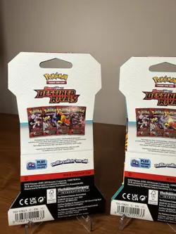 Pokemon TCG: Destined Rivals Sleeved Booster Packs - 3 Packs New Sealed - Image 5