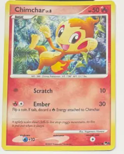 POKEMON TCG CHIMCHAR 14/17 POP SERIES 6 RARE HOLO MINT PACK TO SLEEVE ! - Image 1