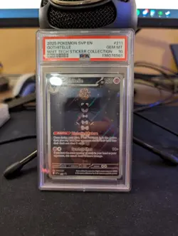 2025 POKEMON SVP EN-SV BLACK STAR PROMO #211 GOTHITELLE PSA 10 - Image 1