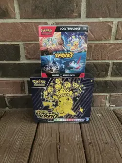 FACTORY SEALED-Pokemon TCG: Surging Sparks Elite Trainer Box & Booster Pack SV08 - Image 1