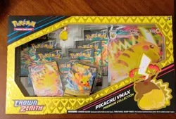 Pokemon TCG - S&S Crown Zenith - Pikachu VMAX Premium Collection - SEALED - Image 1