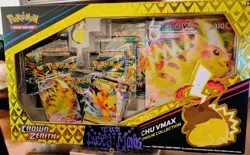 Pokemon TCG - S&S Crown Zenith - Pikachu VMAX Premium Collection - SEALED - Image 3