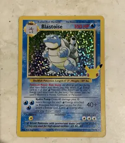 Pokemon Blastoise 2/102 Celebrations: Classic Collection Holo English NM - Image 1