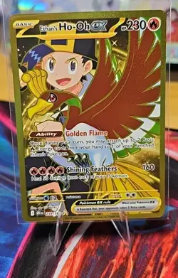 Pokemon TCG Ethan's Ho-Oh EX Gold Destined Rivals English 239/182. NM. - Image 1