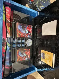 Lot Of 6 Pokemon Phantasmal Flames UPC Box, Mat, Sleeves, Deck Box, & Coin - Image 3