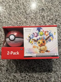 Pokemon TCG Sams Club Exclusive: Prismatic Evolutions ETB W/ Pokeball NEW/Sealed - Image 1