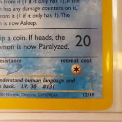 Lapras 12/18 Southern Islands Pokemon TCG Excellent Sleaved Since 2001 - Image 5