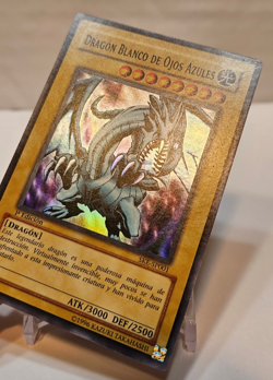 Blue-Eyes White Dragon SKE-SP001 SPANISH Super Rare 1st Edition Yugioh 917 - Image 3