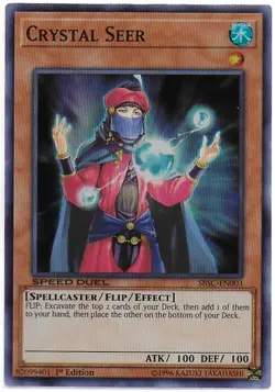 Yu-Gi-Oh! Scars Of Battle CRYSTAL SEER (SR) SBSC-EN003 - Image 1