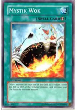 Mystik Wok - AST-036 - Common - Unlimited Edition - Heavily Played - Image 1