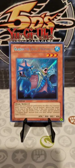 Yu-Gi-Oh! Gladiator Beast Murmillo LCGX-EN236 1st Edition Secret Rare Near Mint - Image 1