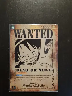 Monkey.D.Luffy OP13-118 SP Wanted Poster - Image 1