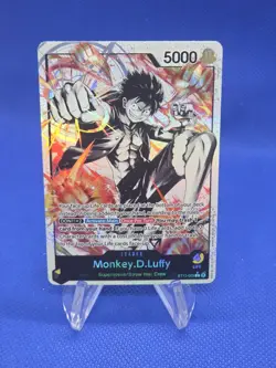 One Piece Ultra Deck Three Brothers Monkey D Luffy ST13-003 Parallel Alt Art NM - Image 1