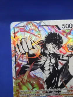One Piece Ultra Deck Three Brothers Monkey D Luffy ST13-003 Parallel Alt Art NM - Image 3