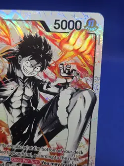 One Piece Ultra Deck Three Brothers Monkey D Luffy ST13-003 Parallel Alt Art NM - Image 4