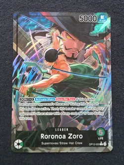 Roronoa Zoro (020) (Alternate Art) OP12-020 Legacy of the Master Foil - Image 1