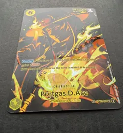 One Piece CCG - Portgas.D.Ace (SP) ST13-011 Legacy of the Master Special SR OP12 - Image 2