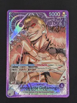 Donquixote Doflamingo - OP14-060 (Alternate Art) OP14-060 The Azure Sea's Seven - Image 1