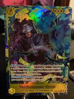 Bartholomew Kuma (Alternate Art) OP12-119 Legacy of the Master Foil - Image 1
