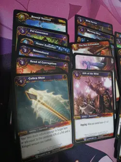 70 unsorted World of Warcraft Trading Card Game WoW - Image 2