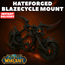 WORLD OF WARCRAFT Mount - Hateforged Blazecycle WoW | GLOBAL - Image 1