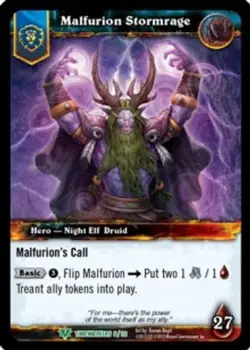 Malfurion Stormrage (AI) - Timewalkers - World of Warcraft TCG - Image 1