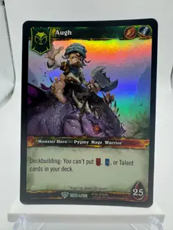 World of Warcraft TCG Tomb Foil Hero Augh - Image 1