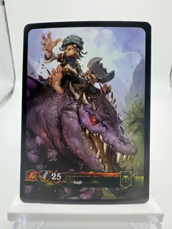 World of Warcraft TCG Tomb Foil Hero Augh - Image 2