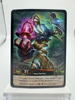 World of Warcraft TCG Tomb Foil Hero Nexus-Thief Asar - Image 2