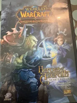 World of Warcraft TCG Heroes of Azeroth Starter Deck Complete Opened WoW - Image 1