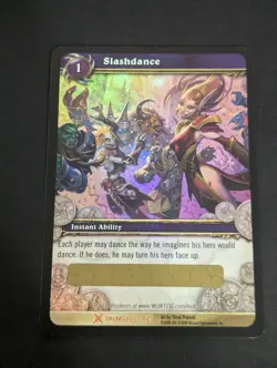 Slashdance - Unscratched - World of Warcraft TCG - Loot Card - Image 1
