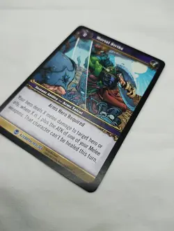 Mortal Strike Wow TCG Heroes Of Azeroth Rare 145/361 - Image 4