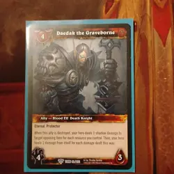 2012 World of Warcraft TCG: Tomb the Forgotten Daedak the Graveborne 99/202 - Image 1