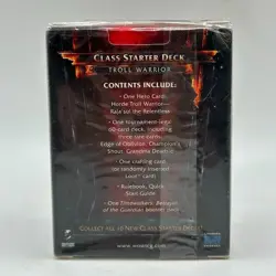 World of Warcraft TCG 2013 Class Starter Deck Troll Warrior Factory Sealed! - Image 2