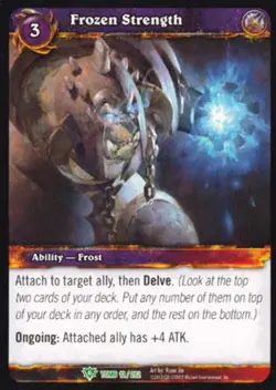 World of Warcraft TCG Frozen Strength - Tomb of the Forgotten 12/202 - Image 1