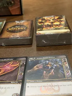 World of Warcraft WoW TCG Magtheridon's Lair Raid Deck SEALED treasure opened - Image 2
